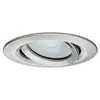 Image de Spot encastré led nova orientable - acier brossé - 35w - ip65 - non dimmable - sans ampoule