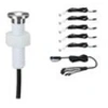 Image de Kit de spots encastrés de sol plug & shine - micro pen - 3000k - 22° - avec ampoule - 0. 22w - argent