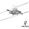 Image de Système sur câbles Mac II Spot individuel GU5,3 max. 10W gradable 12V Chrome mat