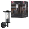 Image de Applique d'extérieur Classic IP44 173mm max. 15W 230V Gris foncé Métal#Verre
