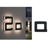 Image de Solar Numéro de maison lumineux LED avec batterie interchangeable Lettre A IP44 3000K 6lm Noir