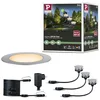 Image de Paulmann Plug & Shine LED encastré de sol Floor Kit de base respectueux des insectes IP67 2200K 3x2W 21VA Argent 94722 en occasion ou reconditionné