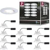 Image de Spot encastré LED Calla Kit de base orientable IP65 rond 90mm 30° 10x6W 10x530lm 230V 4000K Blanc dépoli