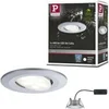 Image de Spot encastré LED Calla orientable IP65 rond 90mm 30° 6W 530lm 230V 4000K Chrome mat