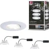 Image de Spot encastré LED Calla Kit de base orientable IP65 rond 90mm 30° 3x5,2W 3x460lm 230V gradable 4000K Blanc dépoli