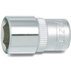 Image de 850-10 Douille carré creux 6,3 mm/profil traction à 6 pans extérieurs Taille 10 longueur 25 mm