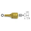 Image de Douille-embout 6 pans intérieurs 4 mm Longueur: 28 mm 8501-4 Propulseur: 1/4 (6.3 mm)