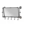 Image de Patère Murale & Miroir "Cervin" 75cm Anthracite