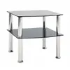 Image de Table d'Appoint en Verre Gaïa 45cm Noir
