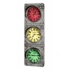 Image de Horloge Murale Vintage "Feu Circulation" 100cm Gris