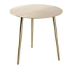 Image de Table basse ronde VERA en métal dorée 45cm
