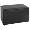 Image de Coffre de Rangement Design "Soldi" 65cm Noir