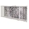 Image de Etagère murale en bois structure blanc essuyé sur fond texte L76cm WHITSTABLE