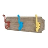 Image de Patère Murale Bois "School" 35cm Multicolore