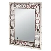 Image de Patère Murale & Miroir You 75cm Blanc