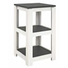 Image de Etagère Design 3 Niveaux "Granit" 74cm Blanc