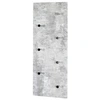 Image de Patère Murale 7 Crochets Déco "Béton" 80cm Gris