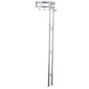 Image de Patère Murale Design Sanby 180cm Argent