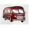 Image de Patère Murale Vintage Bus 79cm Rouge
