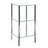 Image de Etagère 3 Niveaux Carrée "Eliot" 77cm Transparent