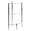 Image de Etagère d'Angle en Verre "Eliot" 77cm Transparent