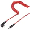 Image de CABLE SYNCHRO FLASH 10 m, prise PC/Jack 6,35mm, rouge - KAI1409