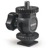 Image de ROTULE AVEC GRIFFE FLASH mâle et vis 1/4 Hauteur: 42mm - KAI6019