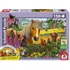 Image de Puzzle 150 Pieces - Mignons Visiteurs Dans La Prairie