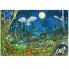 Image de Puzzle 100 pieces Animaux dans la foret nocturne