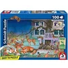 Image de Puzzle - - Visite nocturne des animaux - 100 pieces - Des 6 ans