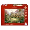 Image de Puzzle 2000 Pièces : Thomas Kinkade : Le Manoir,