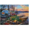 Image de Puzzle camping idylle au bord du lac 1000 pieces -
