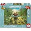 Image de Puzzle 1000 Pieces - Labrador Chocolat A La Baignade