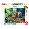 Image de Puzzle - - La caravane dans les montagnes - 1000 pieces - Des 12 ans