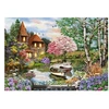 Image de Puzzle 1000 pièces - Maison au bord du lac