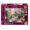 Image de SCHMIDT SPIELE Thomas Kinkade + Disney Puzzle Adulte Disney La Belle Et La Bete- 1000 Pieces