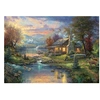 Image de Puzzle 500 pièces - Thomas Kinkade : Nature'S Paradise, boîte en métal
