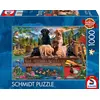 Image de Puzzle 1000 Pieces - Villegiature Canine