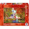 Image de Puzzle 1000 Pieces - La Chapelle Dans La Foret D'automne