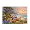 Image de Puzzle 1000 pièces - Thomas Kinkade : Donald et Daisy - Un après-midi de canard