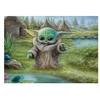 Image de Puzzle 1000 pièces - Thomas Kinkade : Le Mandalorien, Jeu d'enfant