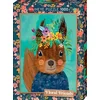 Image de Puzzle Floral Friends Sweet Squirrel - 1000 Pieces