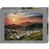 Image de Puzzle 1000 pièces : Moutons et volcans