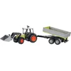 Image de Tracteur Claas Nectis Avec Pelle Et Remorque