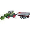 Image de Tracteur Fendt Vario 211 Avec Chargeur Et Remorque