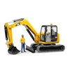 Image de Véhicule de chantier - Mini Pelleteuse Caterpillar - 41 cm