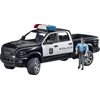 Image de Vehicule De Police Ram 2500 Avec Figurine Policier 1:16 Pour Enfant