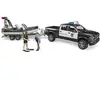 Image de Jeux de voiture - RAM 2500 policiers Bruder Noir TU 025076