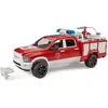 Image de Jeux de voiture - RAM 2500 camion de pompier Bruder Rouge TU 025441