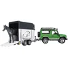 Image de Land Rover Defender 90 Break Avec Van Et Cheval